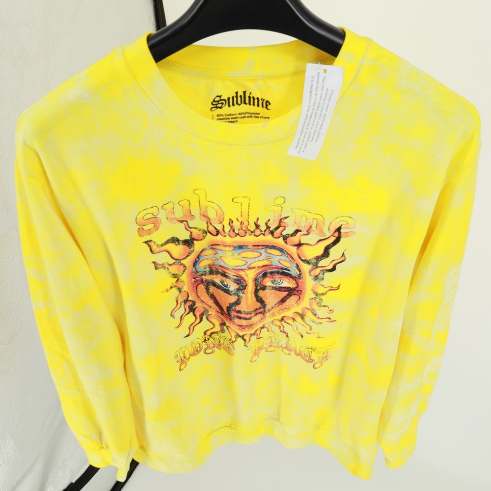 SUBLIME UNISEX TIE DYE CREWNECK‎ SWEATSHIRT - Picture 4 of 7